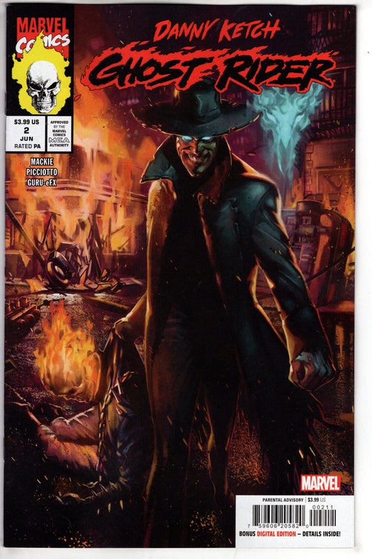 MARVEL PRH COMIC BOOK DANNY KETCH GHOST RIDER #2 (OF 5)