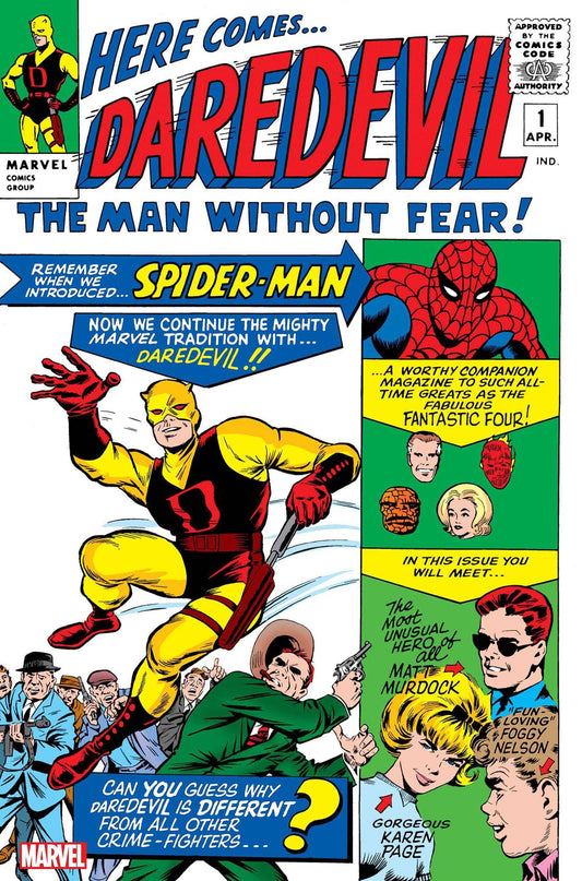 MARVEL PRH COMIC BOOK DAREDEVIL #1 FACSIMILE ED FOIL VAR