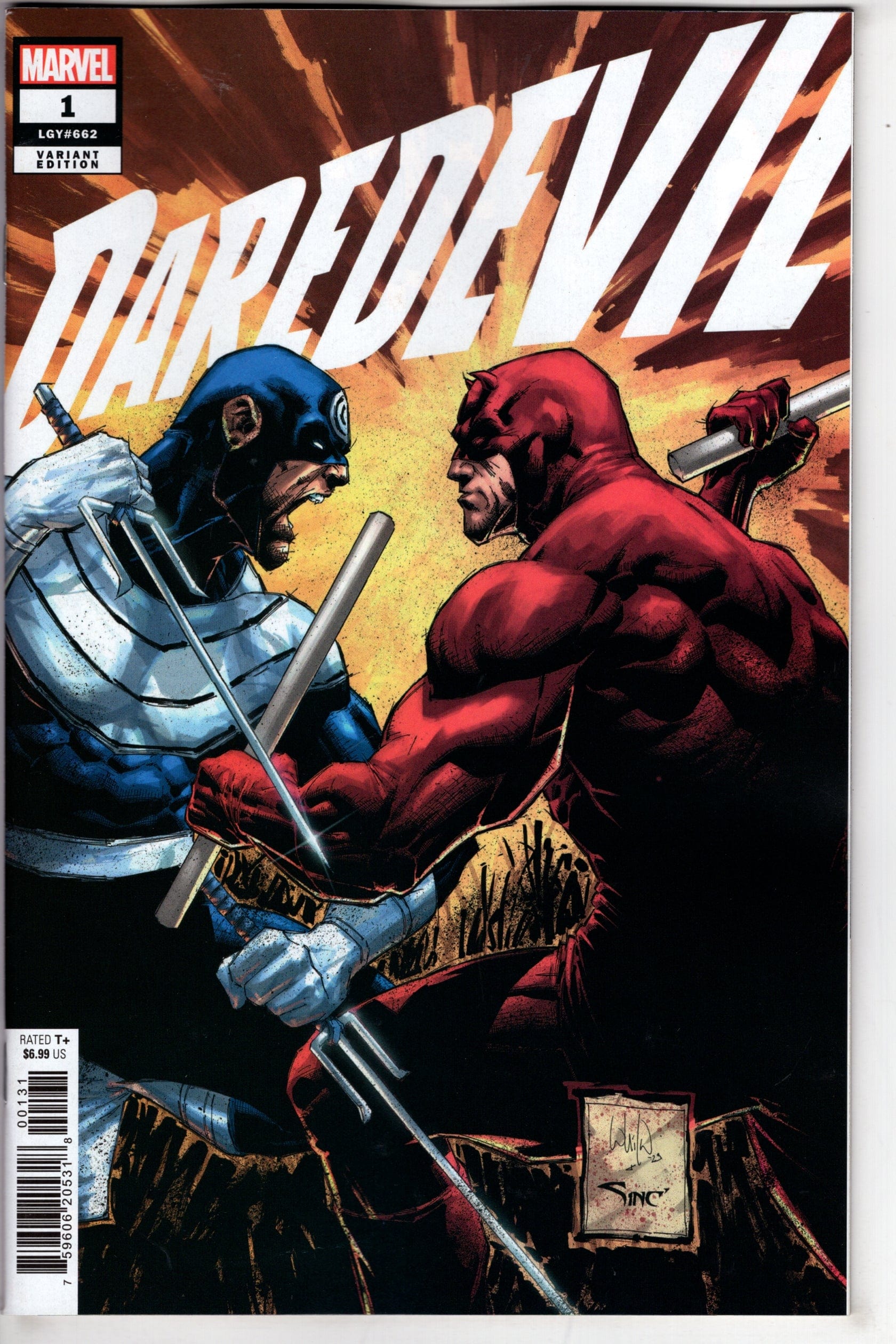 MARVEL PRH COMIC BOOK DAREDEVIL #1 WHILCE PORTACIO BULLSEYE VAR