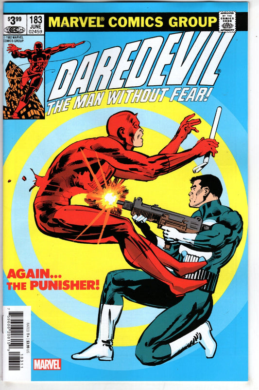 MARVEL PRH COMIC BOOK DAREDEVIL #183 FACSIMILE EDITION