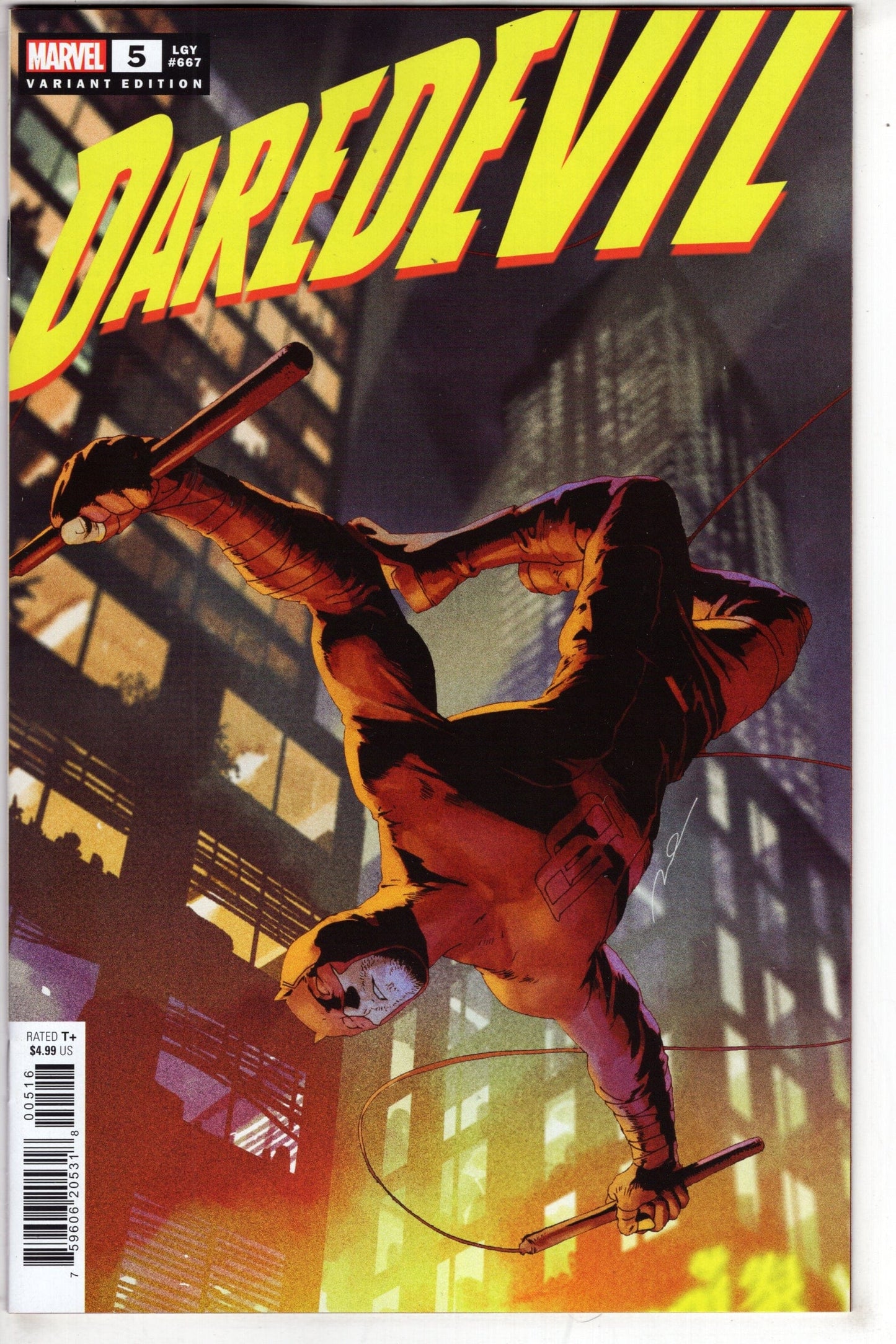 MARVEL PRH COMIC BOOK DAREDEVIL #5 25 COPY INCV GERALD PAREL VAR