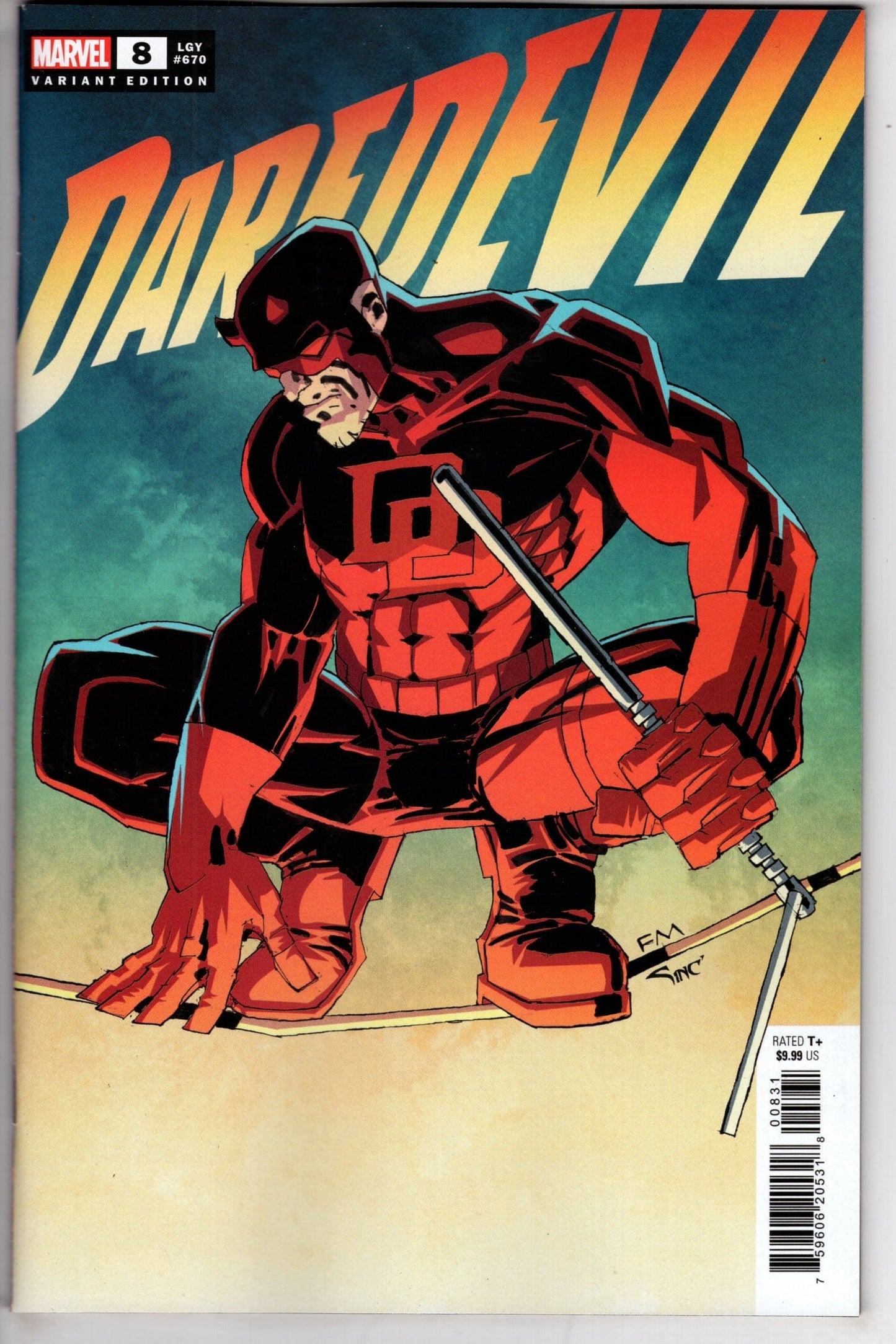 MARVEL PRH COMIC BOOK DAREDEVIL #8 FRANK MILLER VAR