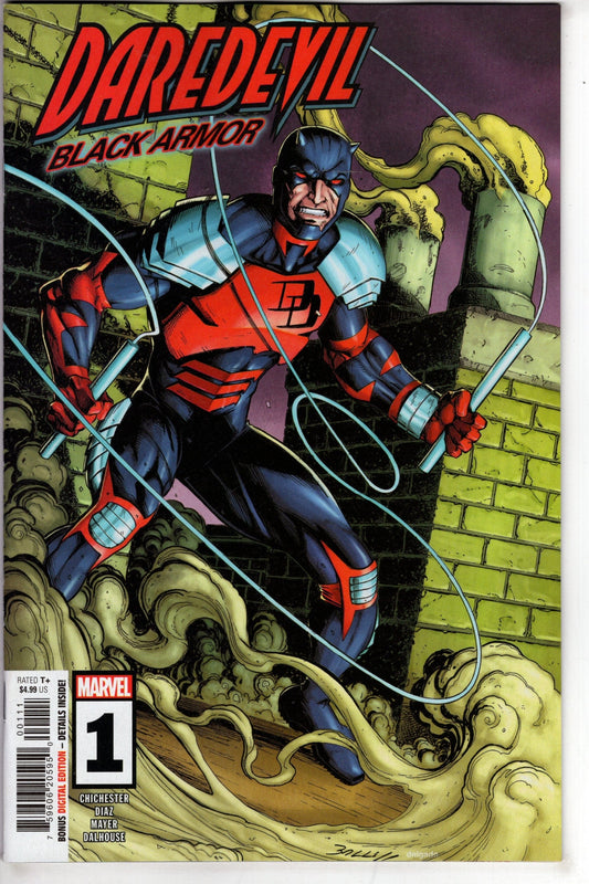 MARVEL PRH COMIC BOOK DAREDEVIL BLACK ARMOR #1