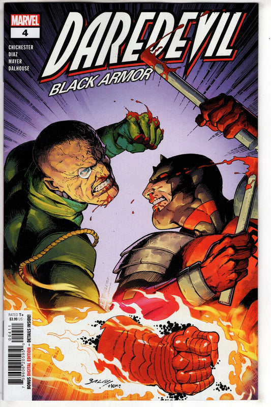 MARVEL PRH COMIC BOOK DAREDEVIL BLACK ARMOR #4
