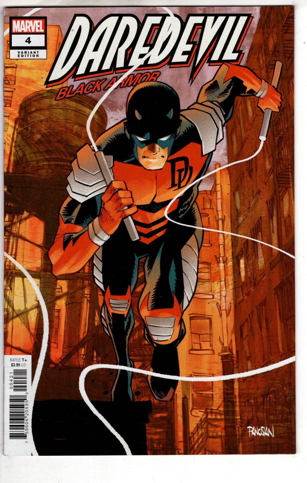 MARVEL PRH COMIC BOOK DAREDEVIL BLACK ARMOR #4 TBD ARTIST VAR (VF/NM)