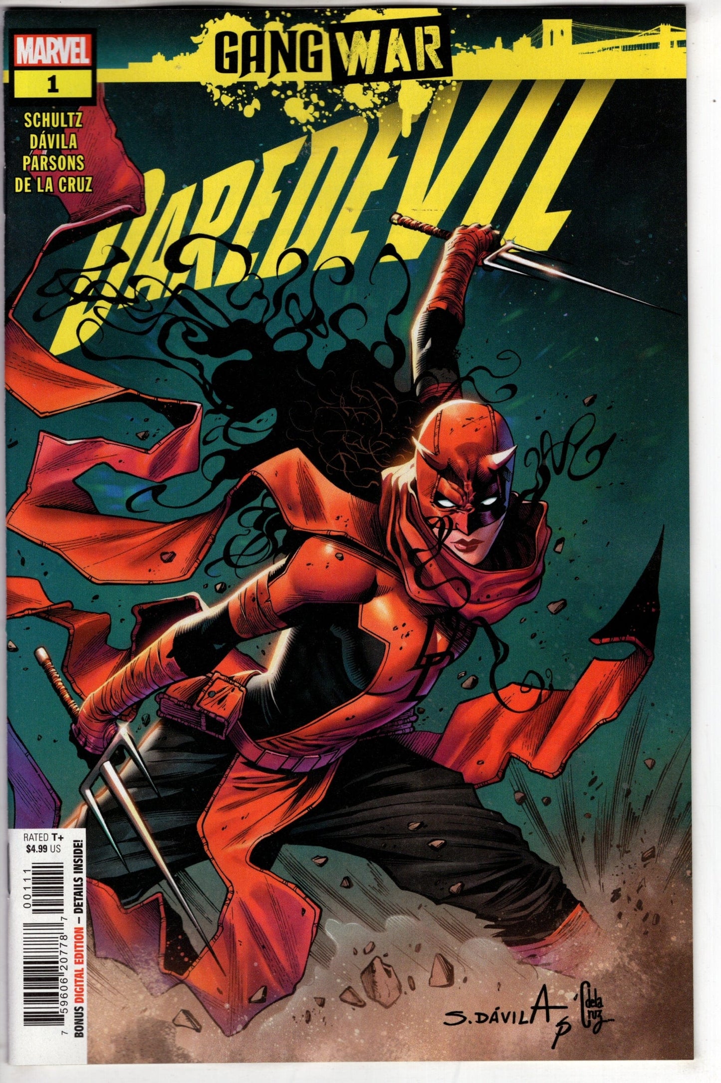 MARVEL PRH COMIC BOOK DAREDEVIL GANG WAR #1