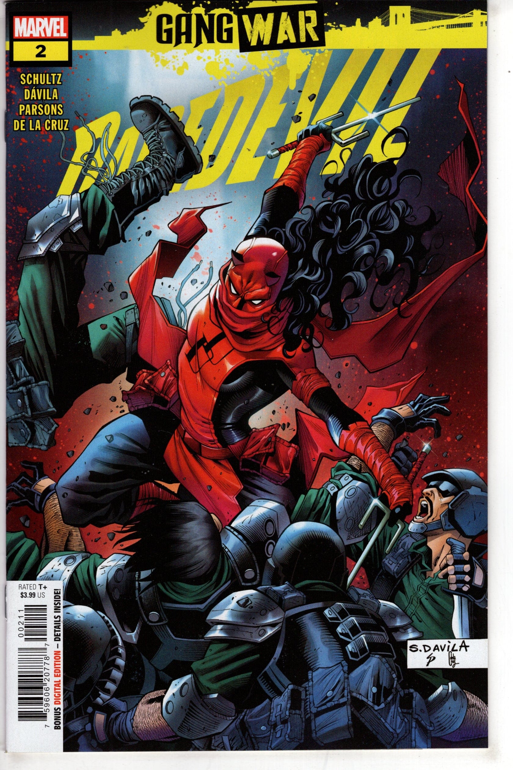 MARVEL PRH COMIC BOOK DAREDEVIL GANG WAR #2