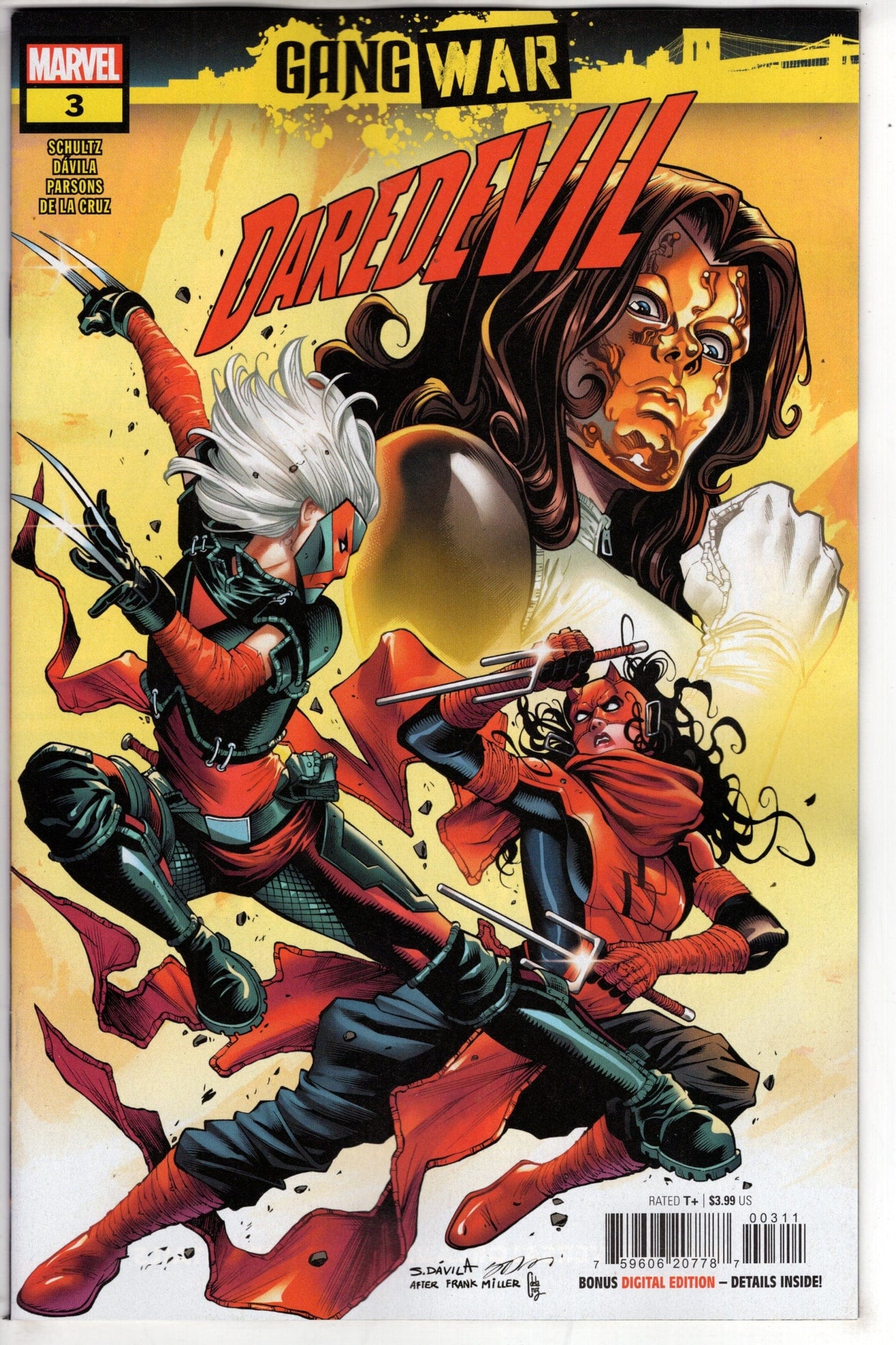 MARVEL PRH COMIC BOOK DAREDEVIL GANG WAR #3