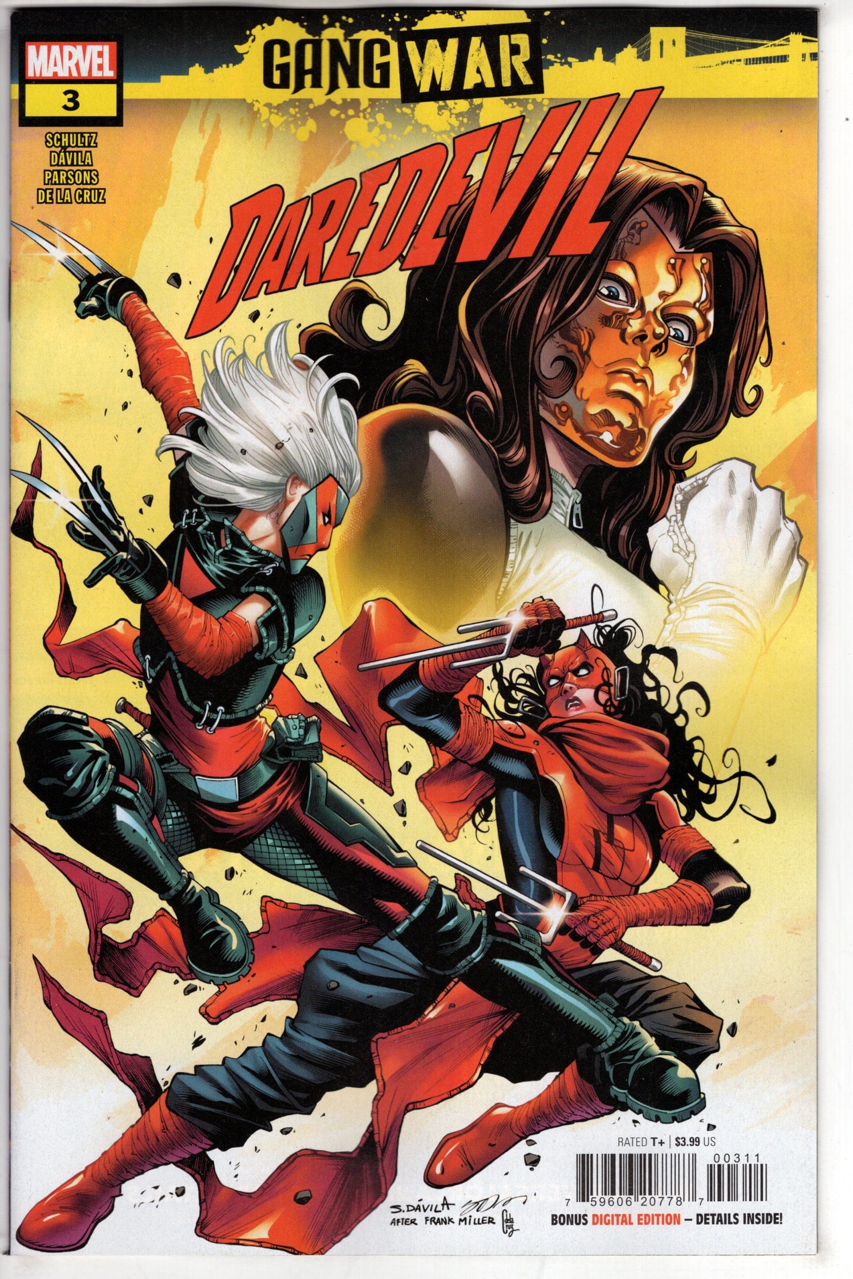 MARVEL PRH COMIC BOOK DAREDEVIL GANG WAR #3