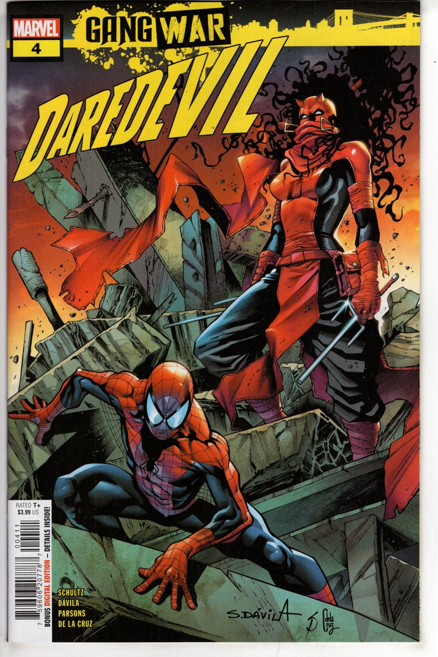 MARVEL PRH COMIC BOOK DAREDEVIL GANG WAR #4