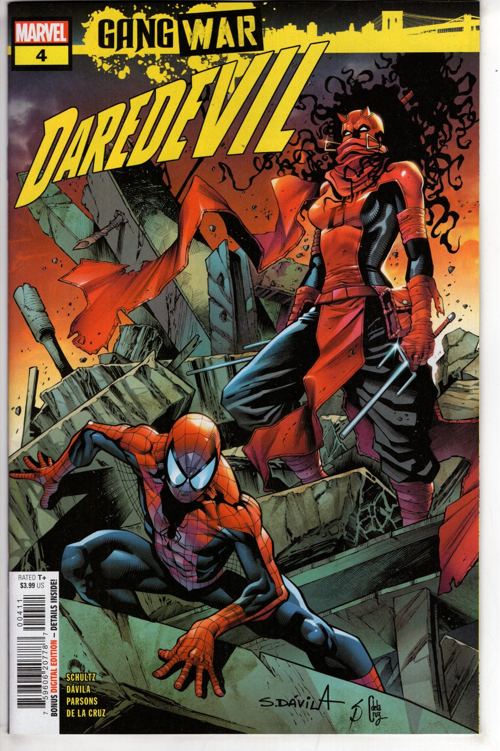 MARVEL PRH COMIC BOOK DAREDEVIL GANG WAR #4