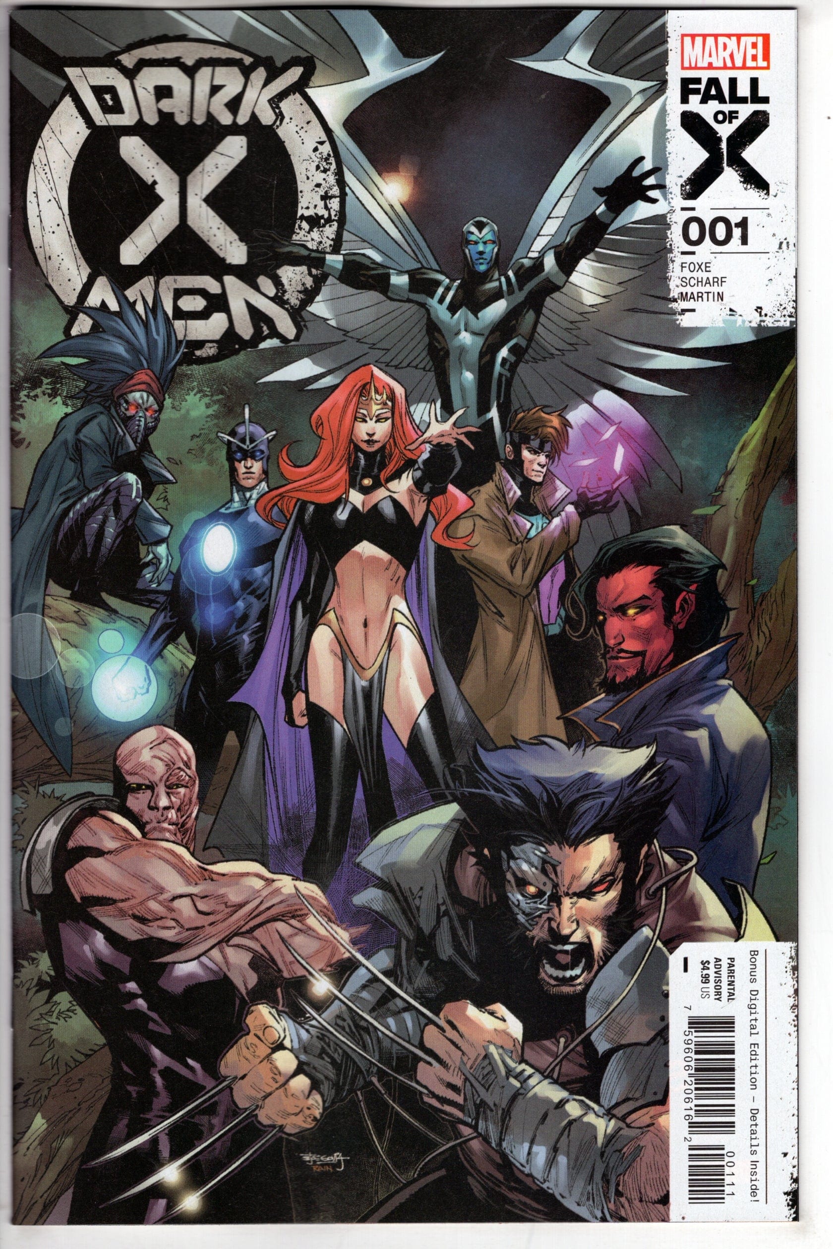 MARVEL PRH COMIC BOOK DARK X-MEN #1 (OF 5)