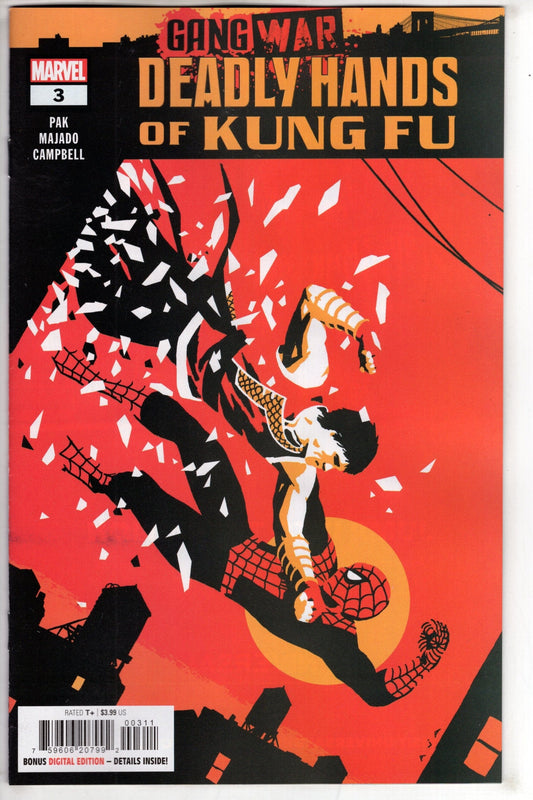 MARVEL PRH COMIC BOOK DEADLY HANDS OF KUNG FU GANG WAR #3