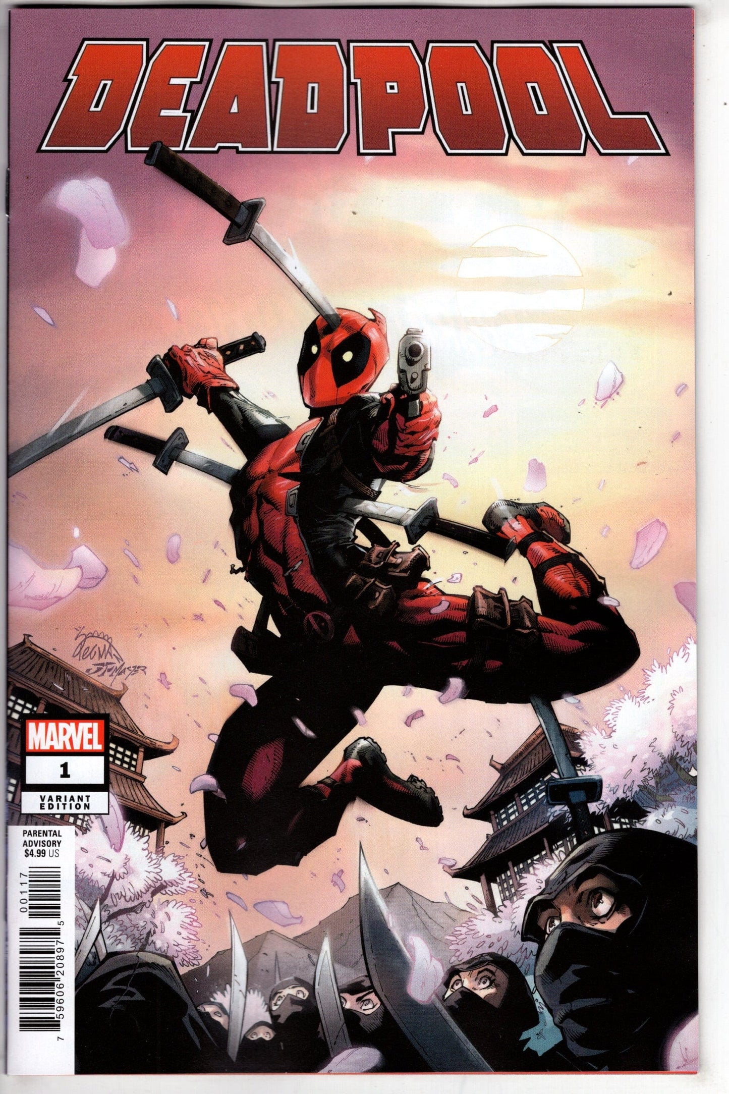 MARVEL PRH COMIC BOOK DEADPOOL #1 25 COPY INCV RYAN STEGMAN VAR
