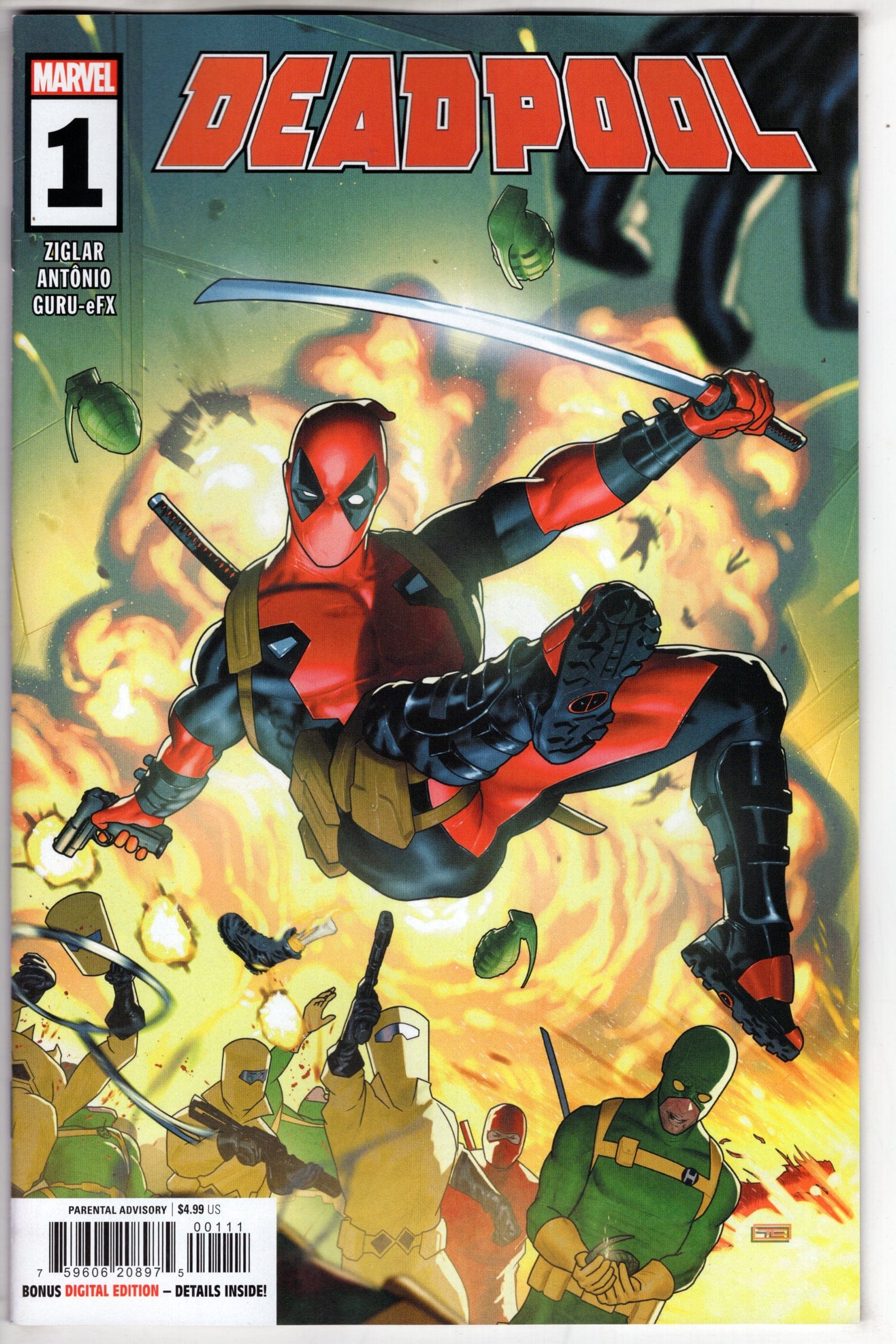 MARVEL PRH COMIC BOOK DEADPOOL #1