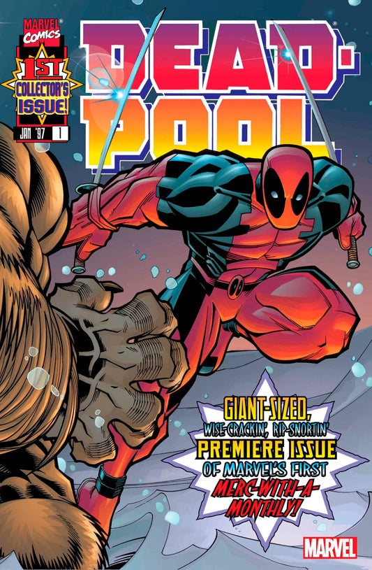 MARVEL PRH COMIC BOOK DEADPOOL #1 FACSIMILE ED