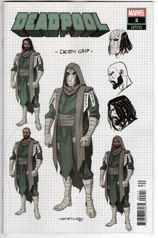 MARVEL PRH COMIC BOOK Deadpool #2 Iban Coello Design Variant
