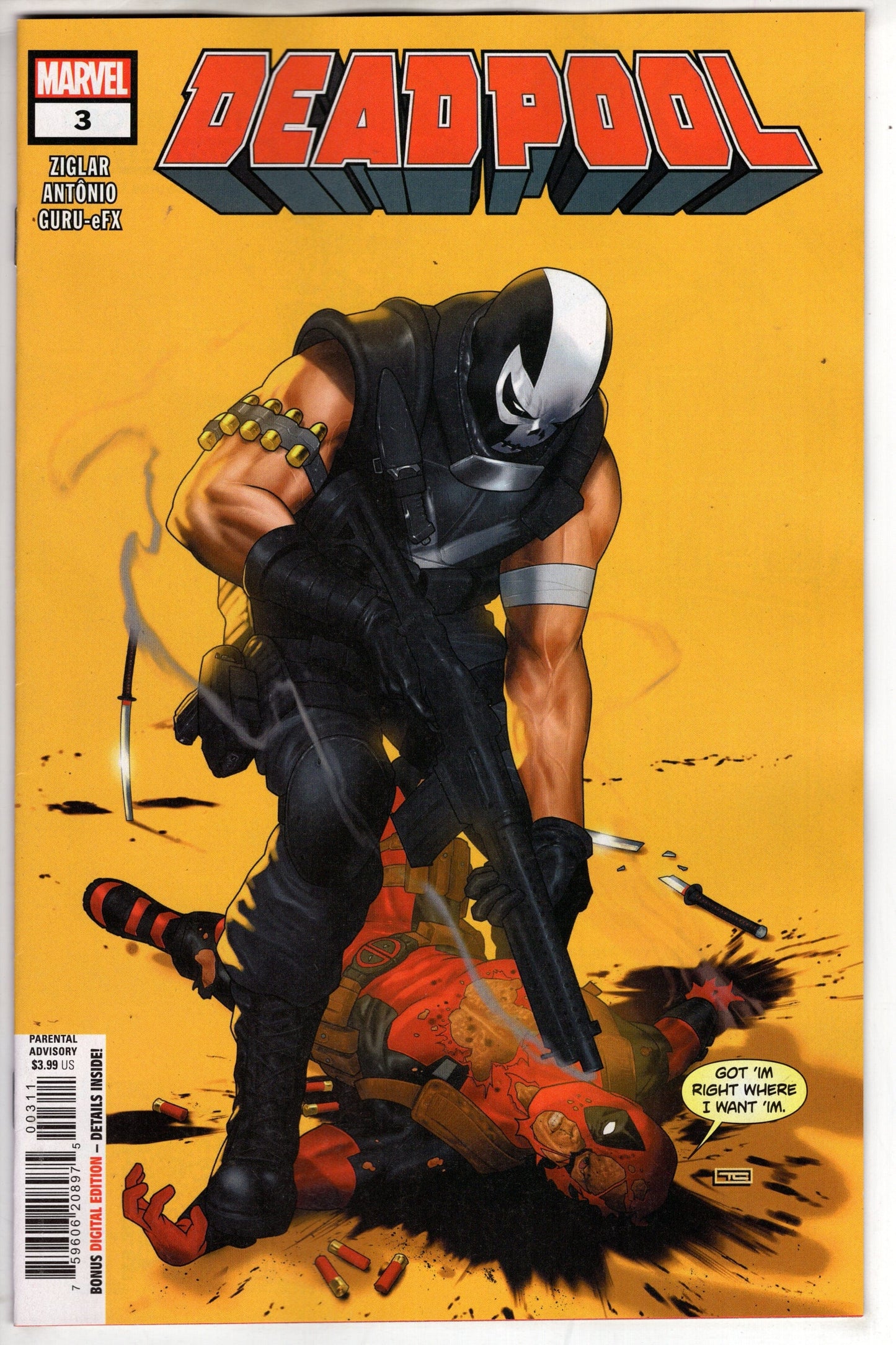 MARVEL PRH COMIC BOOK DEADPOOL #3