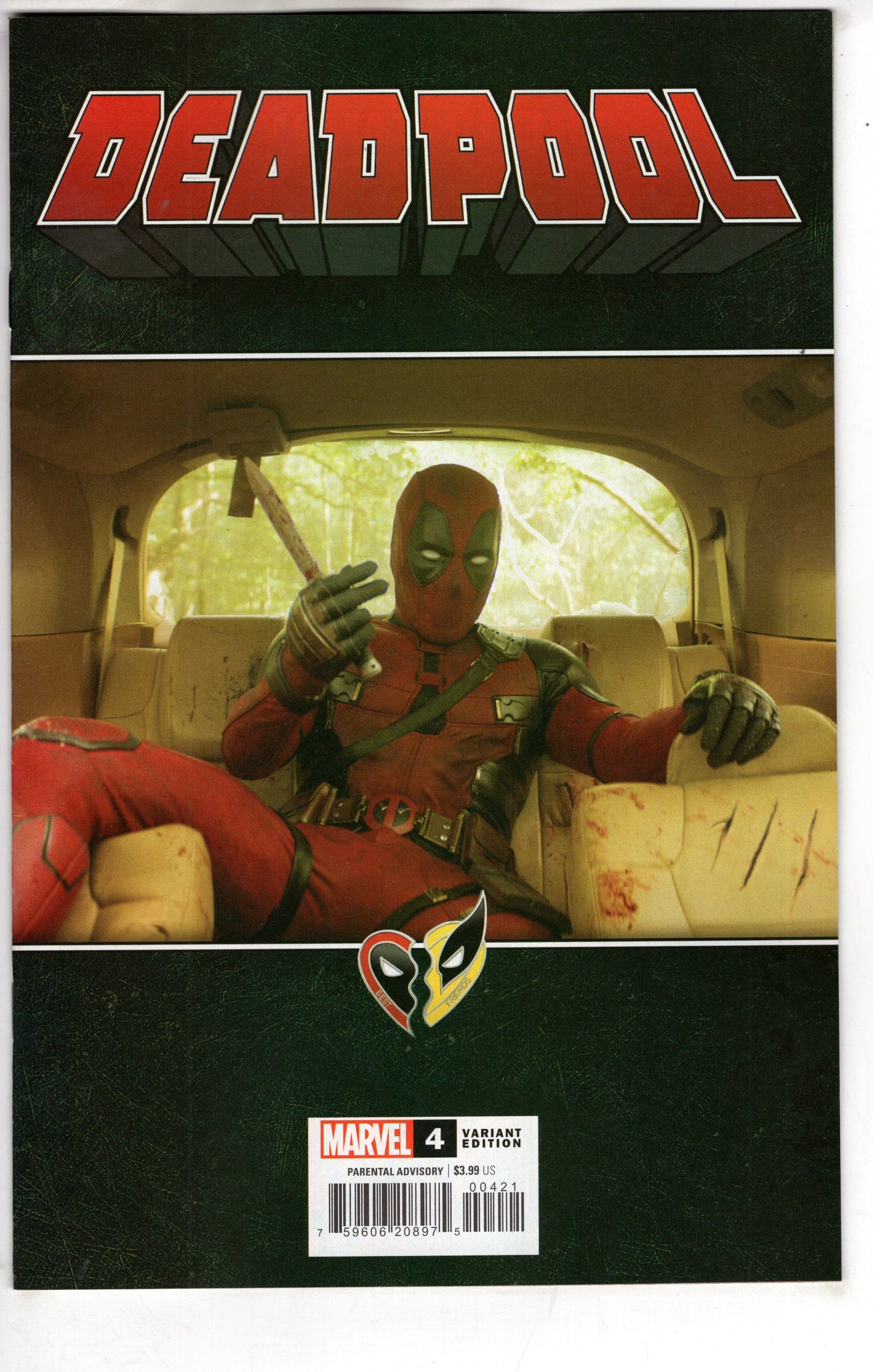 MARVEL PRH COMIC BOOK DEADPOOL #4 MOVIE VAR