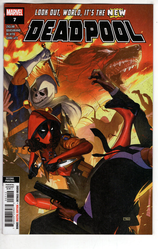 MARVEL PRH COMIC BOOK DEADPOOL #7 2ND PTG TAURIN CLARKE VAR