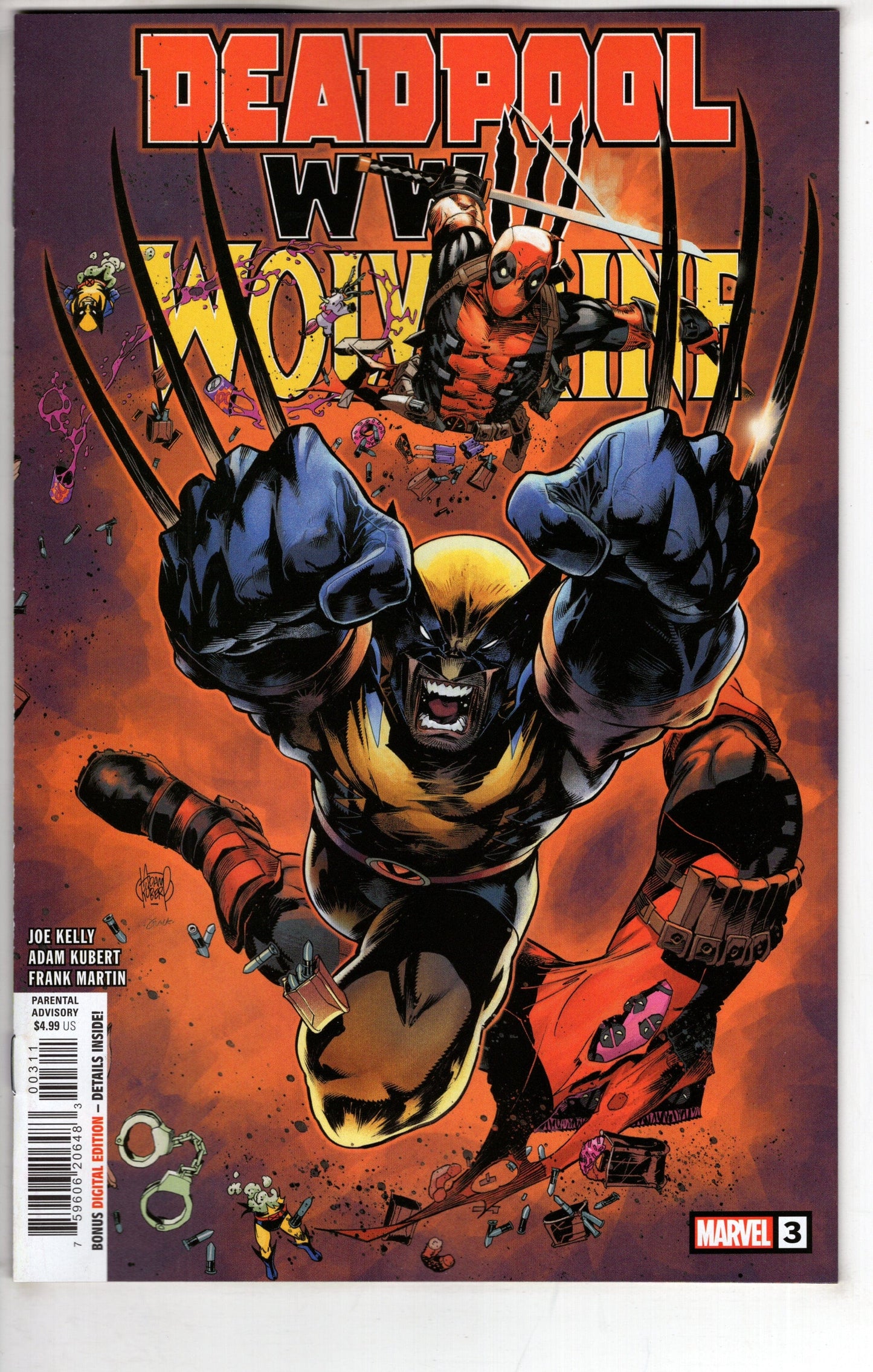 MARVEL PRH COMIC BOOK DEADPOOL AND WOLVERINE WWIII #3