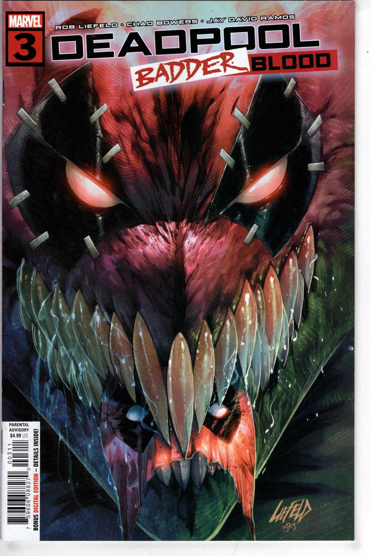 MARVEL PRH COMIC BOOK DEADPOOL BADDER BLOOD #3 (OF 5)
