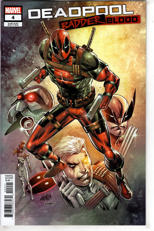 MARVEL PRH COMIC BOOK DEADPOOL BADDER BLOOD #4 (OF 5) ROB LIEFELD VAR