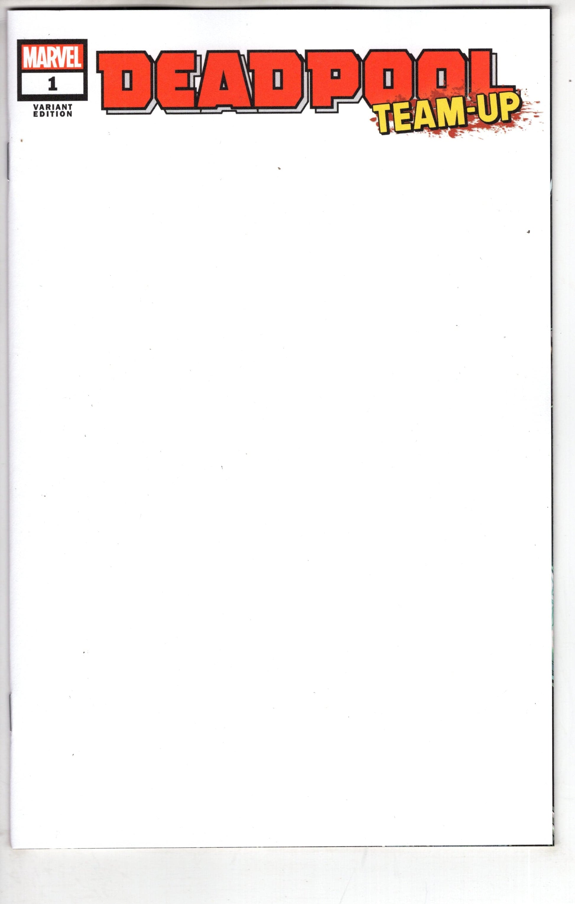 MARVEL PRH COMIC BOOK DEADPOOL TEAM-UP #1 (OF 5) BLANK Variant