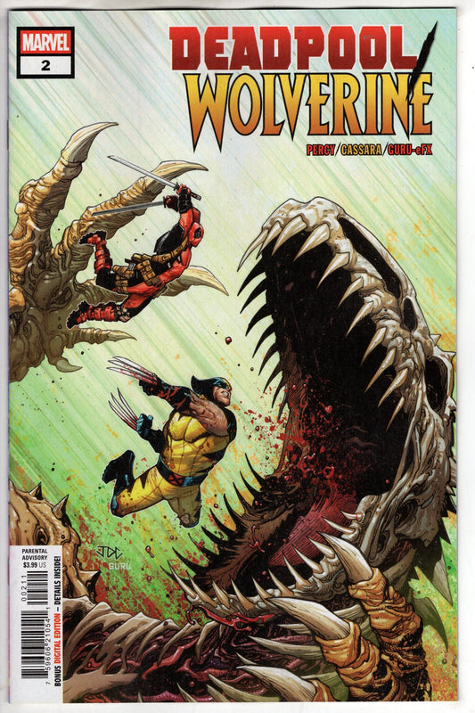 MARVEL PRH COMIC BOOK DEADPOOL WOLVERINE #2