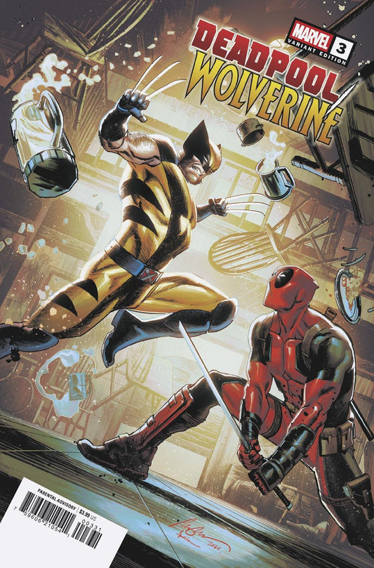 MARVEL PRH COMIC BOOK Deadpool Wolverine #3 25 Copy Variant Edition Rafael Albuquerque Variant
