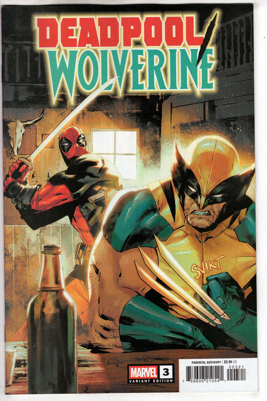 MARVEL PRH COMIC BOOK Deadpool Wolverine #3 Rafael De Latorre Variant