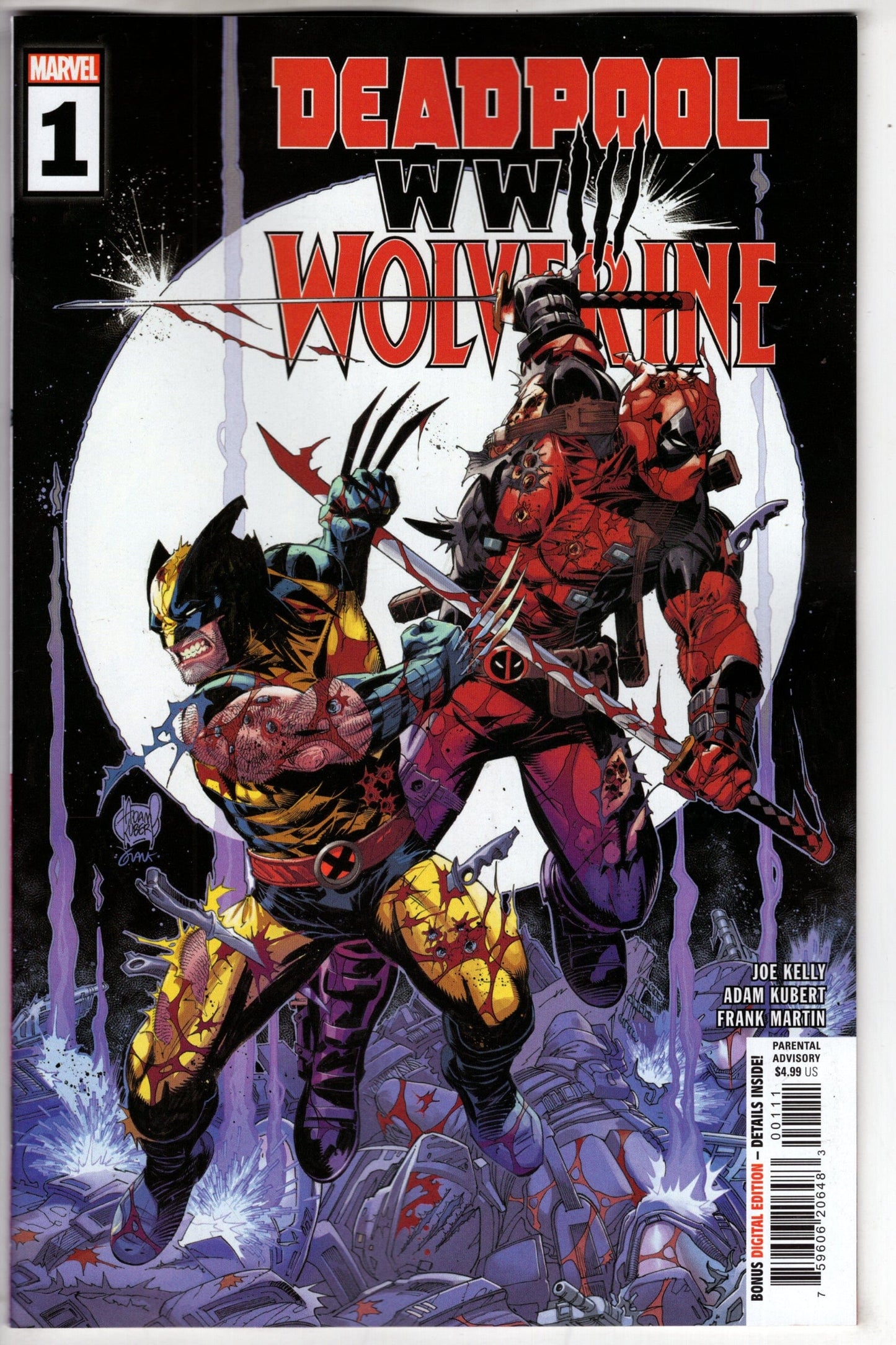 MARVEL PRH COMIC BOOK DEADPOOL WOLVERINE WWIII #1