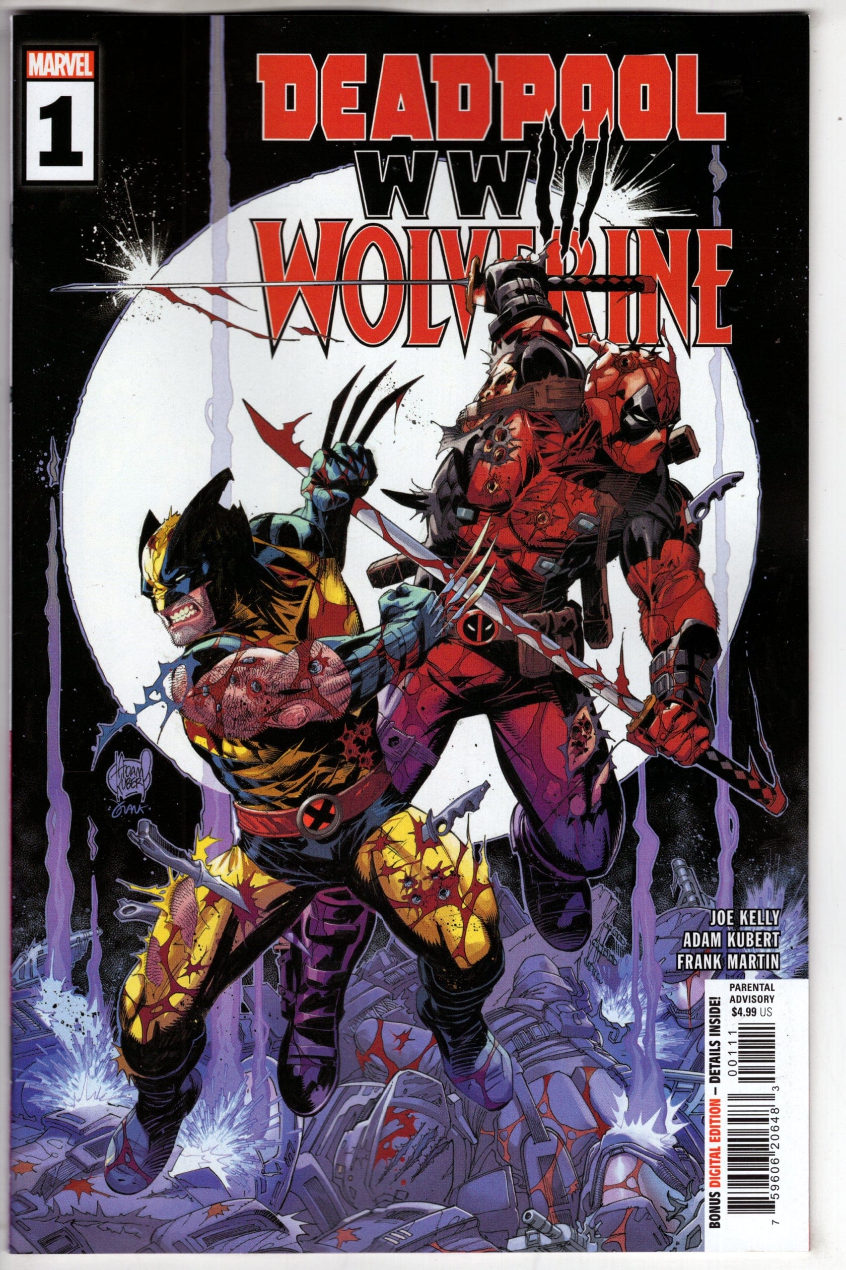 MARVEL PRH COMIC BOOK DEADPOOL WOLVERINE WWIII #1