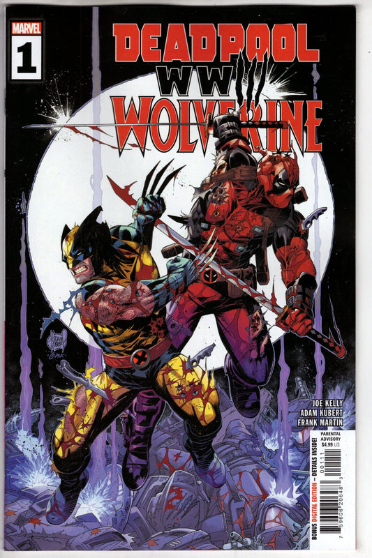 MARVEL PRH COMIC BOOK DEADPOOL WOLVERINE WWIII #1