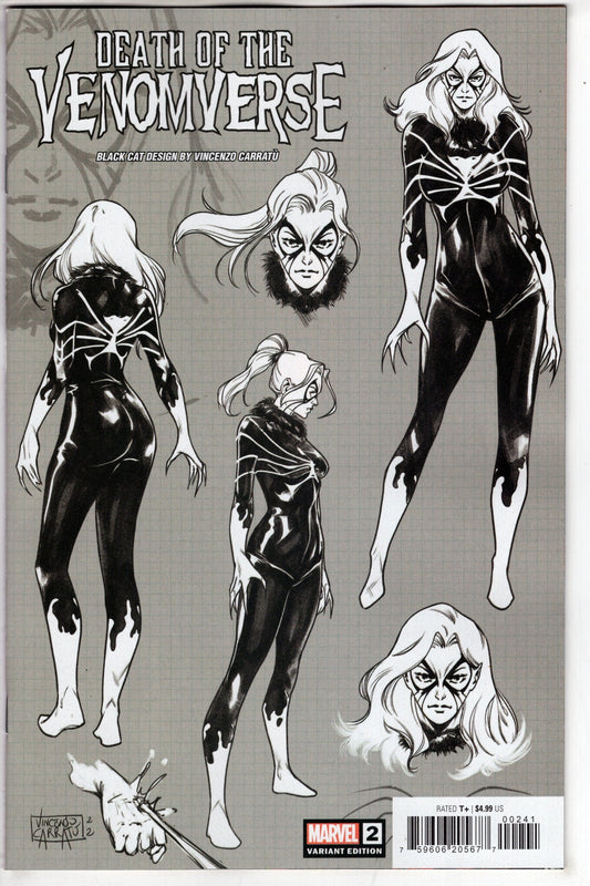 MARVEL PRH COMIC BOOK DEATH OF VENOMVERSE #2 (OF 5) VICENZO CARRATU DESIGN VAR