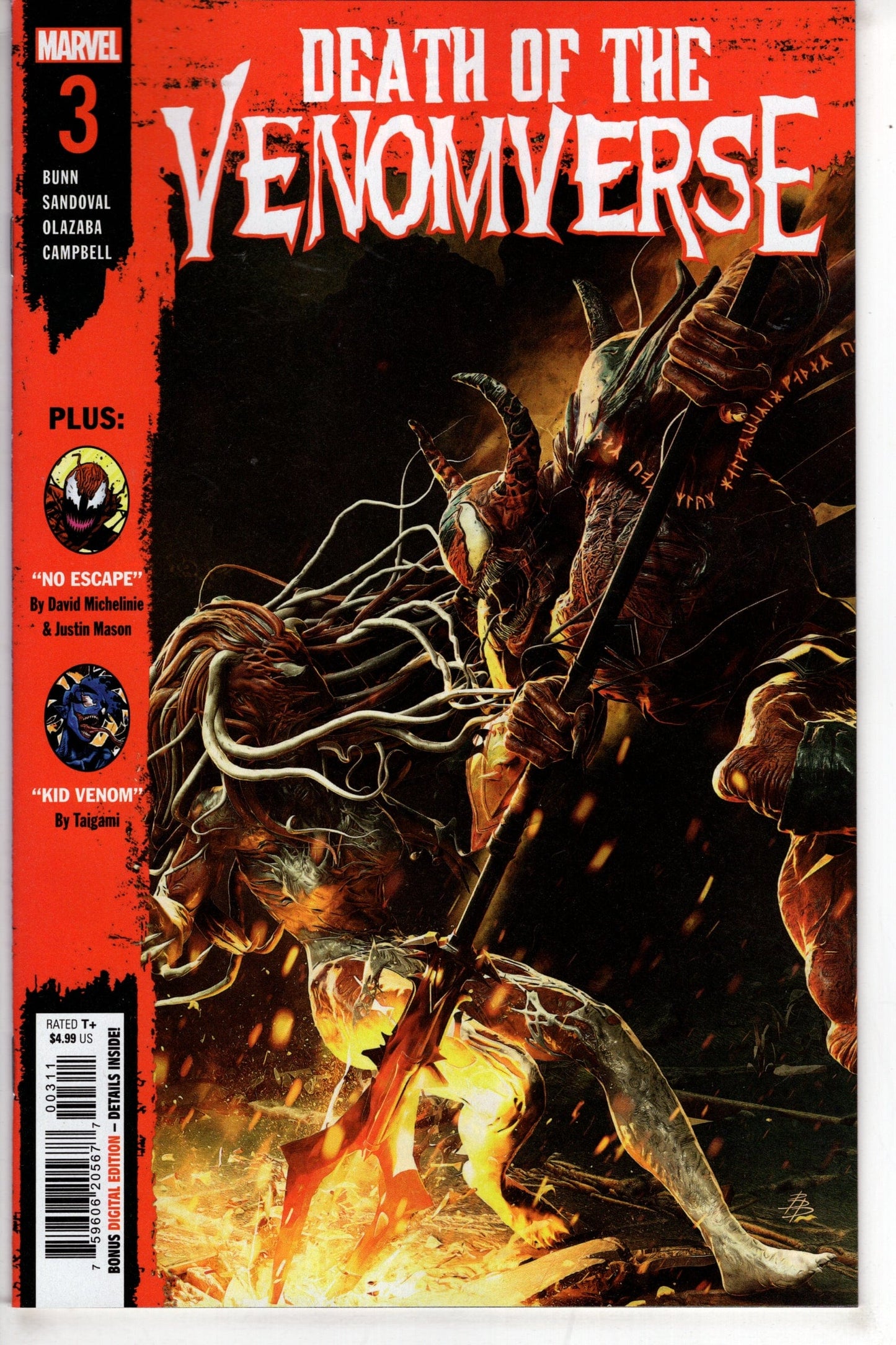 MARVEL PRH COMIC BOOK DEATH OF VENOMVERSE #3 (OF 5)