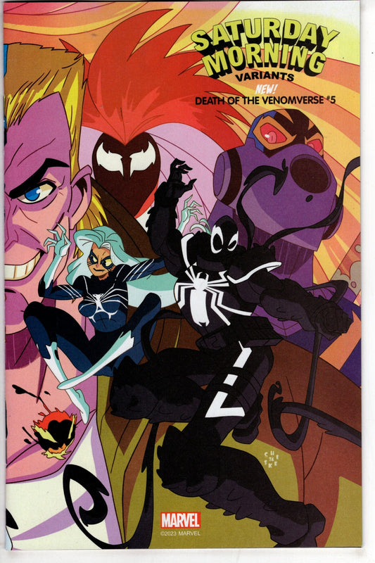 MARVEL PRH COMIC BOOK DEATH OF VENOMVERSE #5 (OF 5) GALLOWAY SATURDAY MORNING VAR