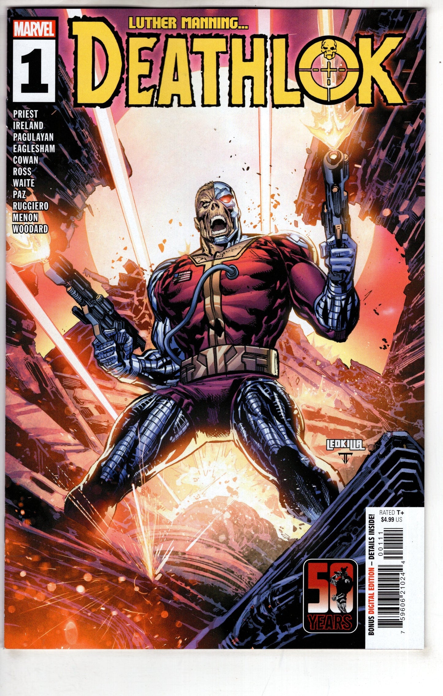 MARVEL PRH COMIC BOOK DEATHLOK 50TH ANN SPECIAL #1