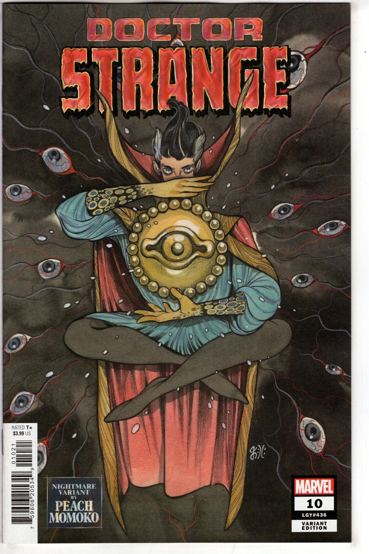 MARVEL PRH COMIC BOOK DOCTOR STRANGE #10 PEACH MOMOKO NIGHTMARE VAR