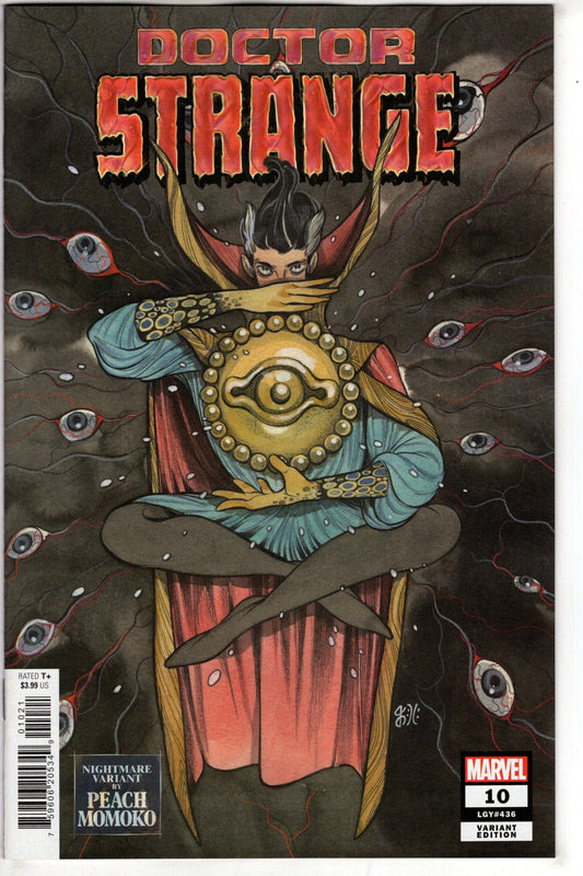 MARVEL PRH COMIC BOOK DOCTOR STRANGE #10 PEACH MOMOKO NIGHTMARE VAR