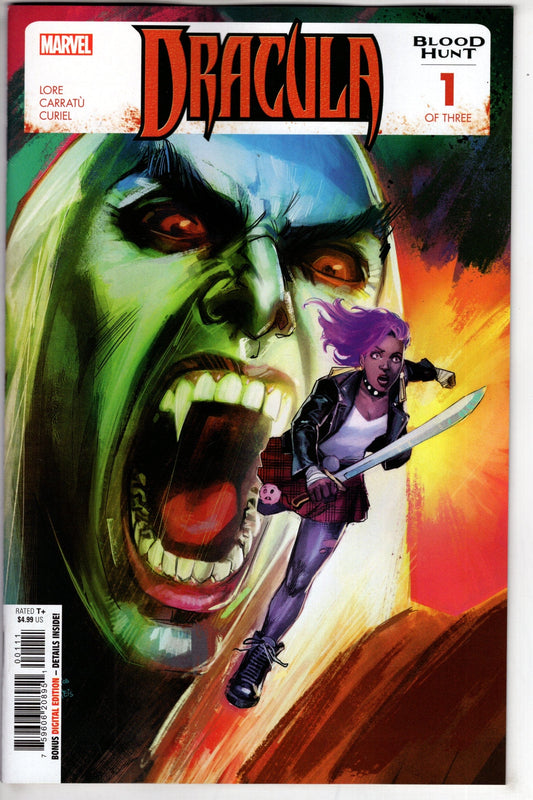 MARVEL PRH COMIC BOOK DRACULA BLOOD HUNT #1