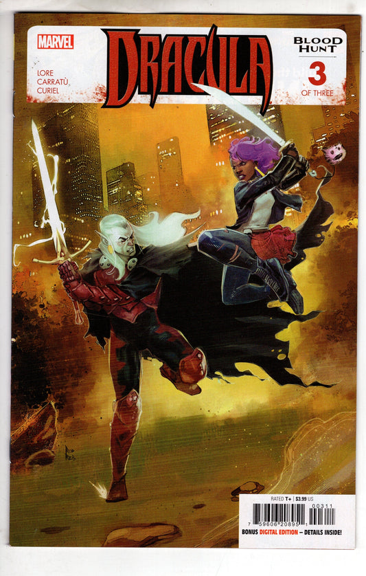 MARVEL PRH COMIC BOOK DRACULA BLOOD HUNT #3