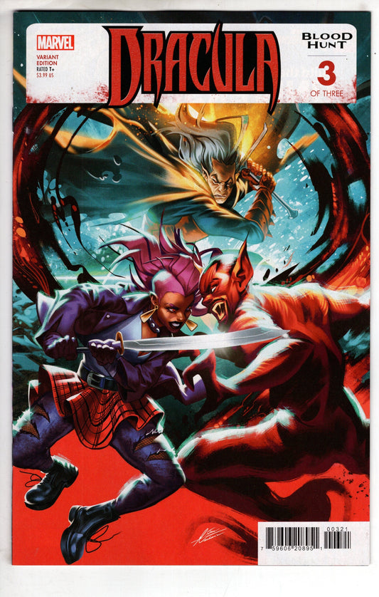 MARVEL PRH COMIC BOOK DRACULA BLOOD HUNT #3 MATEUS MANHANINI VAR