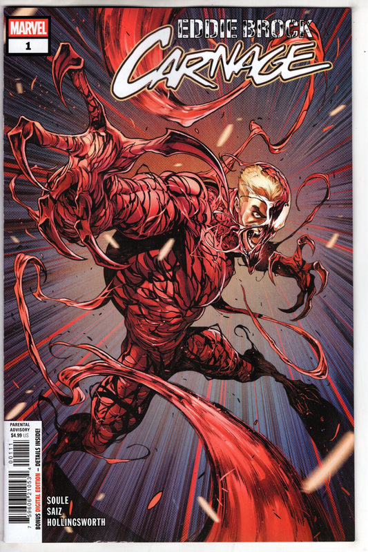 MARVEL PRH COMIC BOOK EDDIE BROCK CARNAGE #1