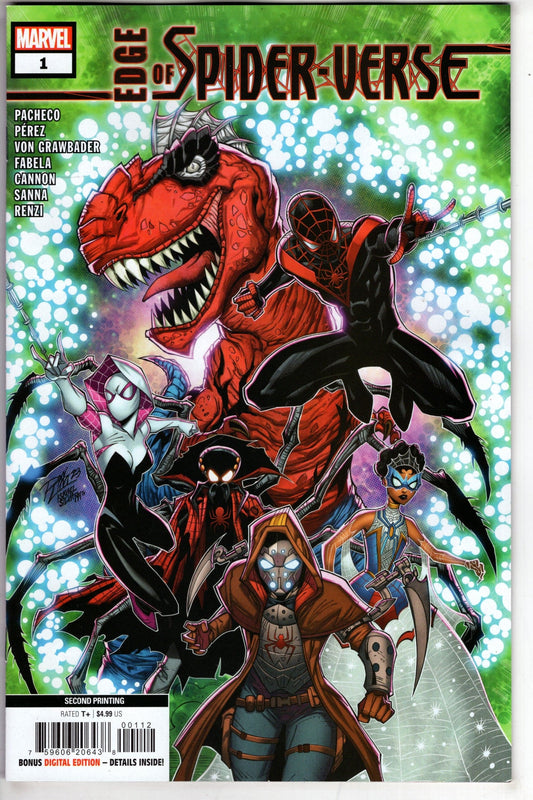 MARVEL PRH COMIC BOOK EDGE OF SPIDER-VERSE #1 (OF 4) 2ND PTG RON LIM VAR