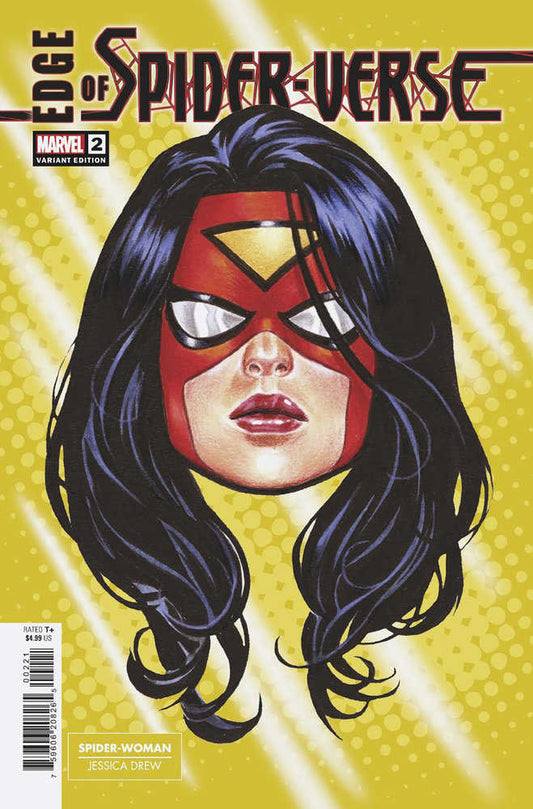 MARVEL PRH COMIC BOOK Edge Of Spider Verse #2 Mark Brooks Headshot Variant (VF/NM)
