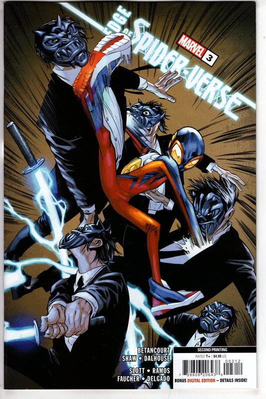 MARVEL PRH COMIC BOOK EDGE OF SPIDER-VERSE #3 (OF 4) 2ND PTG HUMBERTO RAMOS VAR