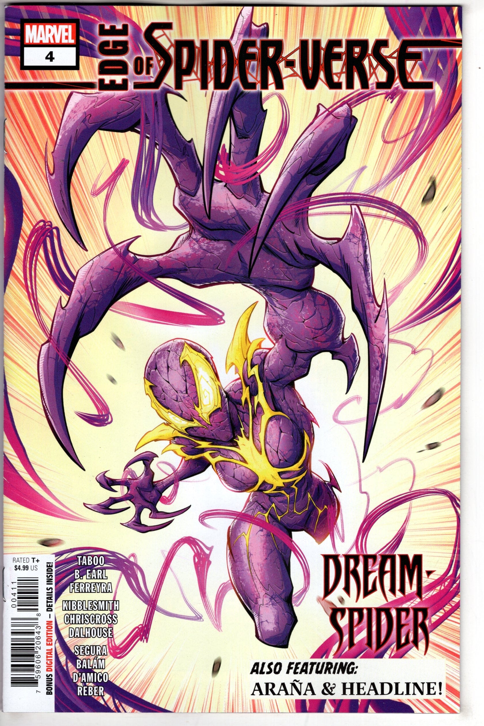 MARVEL PRH COMIC BOOK EDGE OF SPIDER-VERSE #4 (2023 Series)