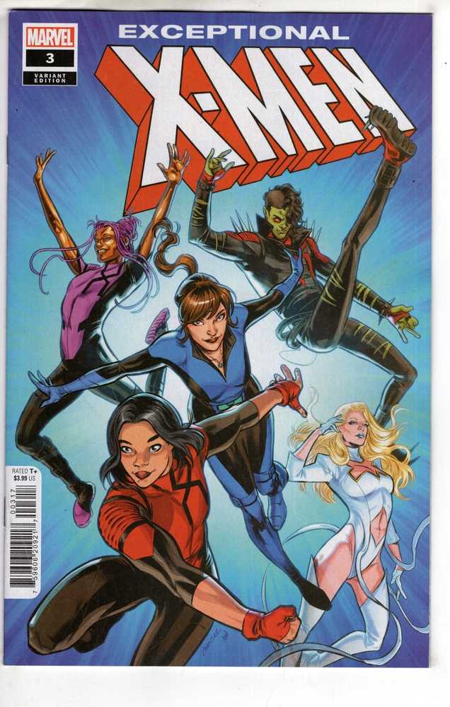 MARVEL PRH COMIC BOOK Exceptional X-Men #3 Carmen Carnero Variant