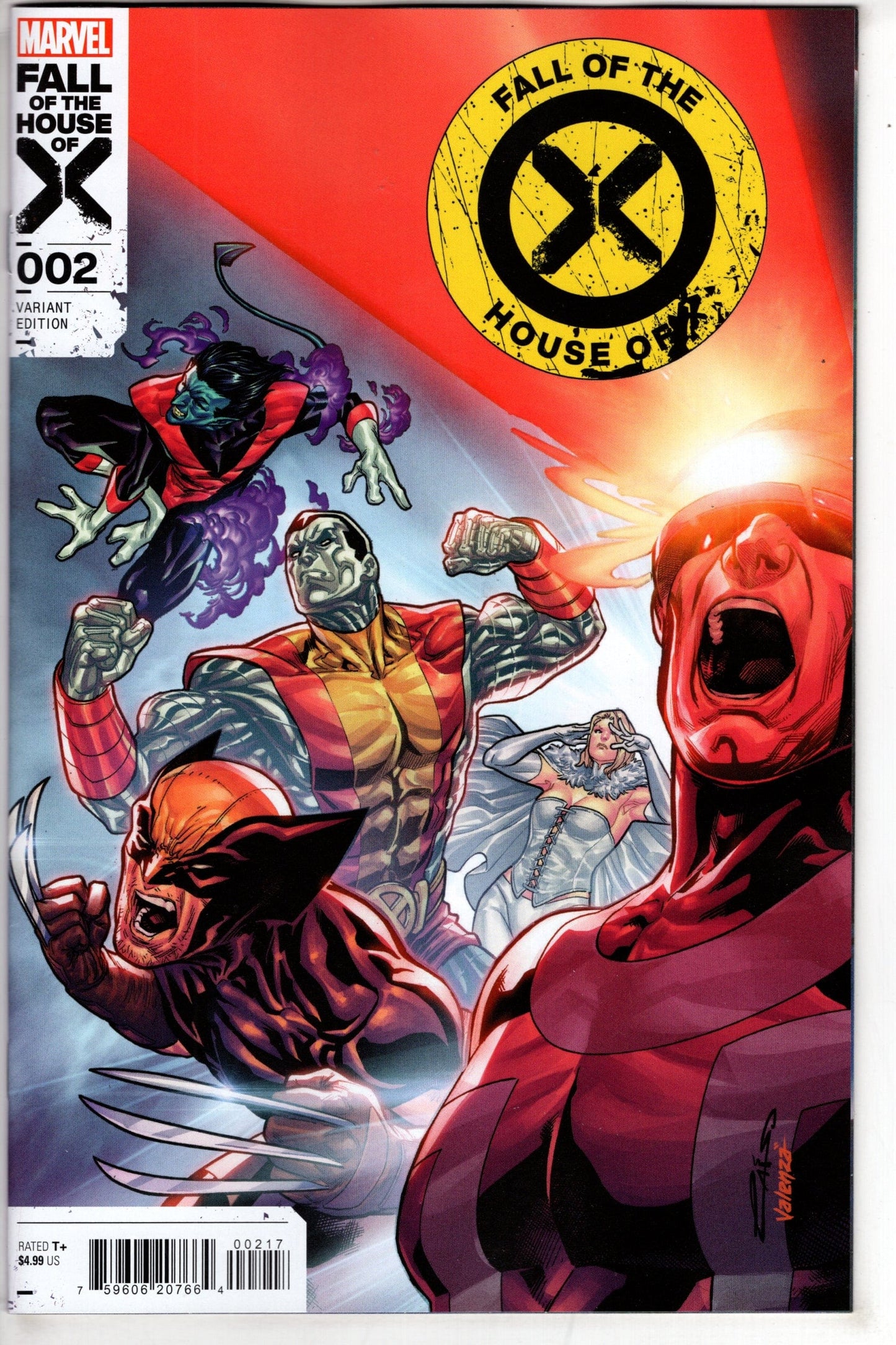 MARVEL PRH COMIC BOOK FALL OF THE HOUSE OF X #2 EMILIO LAISO VARIANT